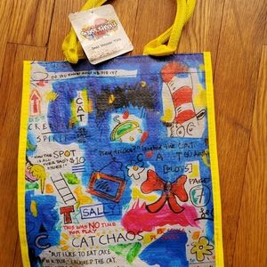 Six DR SEUSS small shopper tote bags